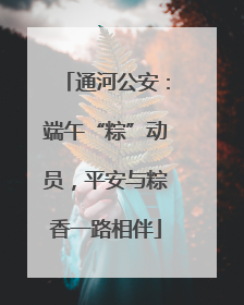 通河公安：端午“粽”动员，平安与粽香一路相伴
