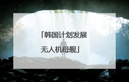 韩国计划发展无人机母舰