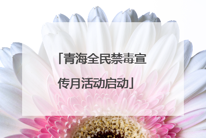 青海全民禁毒宣传月活动启动
