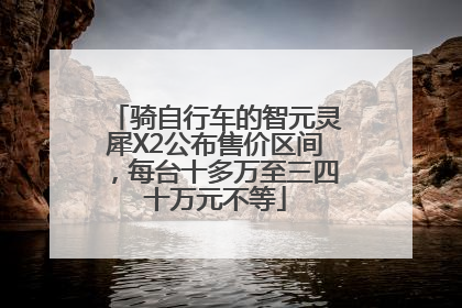 骑自行车的智元灵犀X2公布售价区间，每台十多万至三四十万元不等
