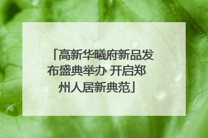 高新华曦府新品发布盛典举办 开启郑州人居新典范