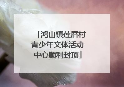 鸿山镇莲厝村青少年文体活动中心顺利封顶
