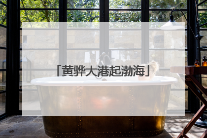 黄骅大港起渤海