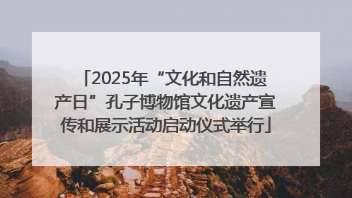 2025年“文化和自然遗产日”孔子博物馆文化遗产宣传和展示活动启动仪式举行