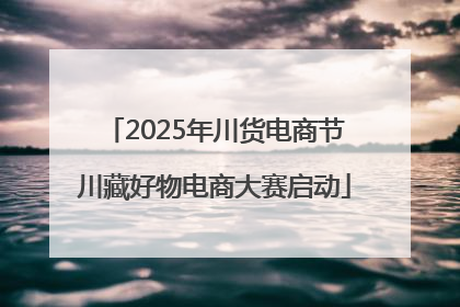 2025年川货电商节川藏好物电商大赛启动