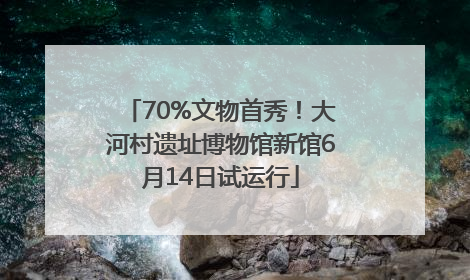 70%文物首秀！大河村遗址博物馆新馆6月14日试运行