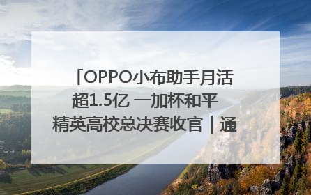 OPPO小布助手月活超1.5亿 一加杯和平精英高校总决赛收官｜通讯Plus·早报